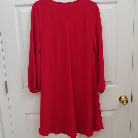 Red Flowy Dress - Picture 5 of 5